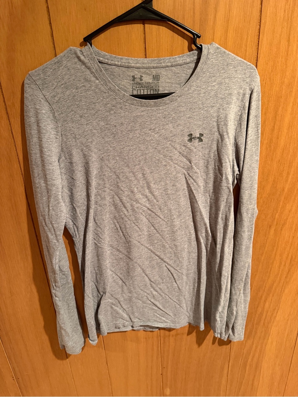 Under Armour Men's Long Sleeve Heather Gray Performance Top